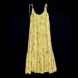 Mikoh Yellow Leopard Print Maxi Small